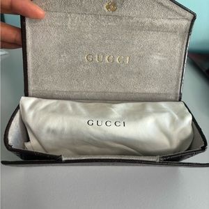 Brand new Authentic Gucci glasses case! It’s all glasses size!